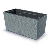 Prosperplast Furu Case Planter 39.5x18.5x19.5cm - Concrete